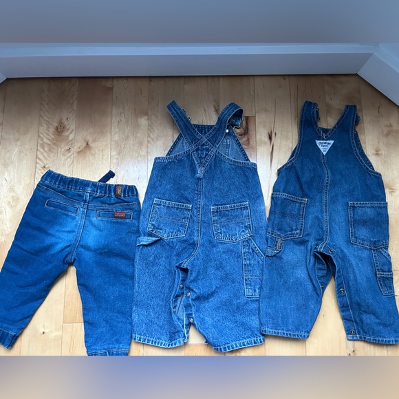 Overalls Jeans Oshkosh Old Navy 7 - Picture 2 of 6